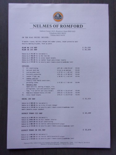 Lotus range orig 1991 mkt - orig,