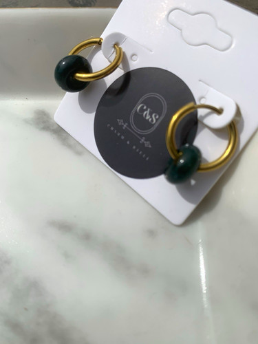 Stainless steel gold tone - , hoop