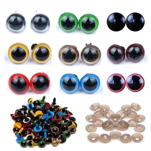 50pcs plastic safety eyes - plastic,