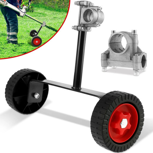 Lawn mower support wheel - lawn,