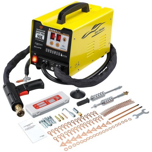 Car body panel spot welder - car,
