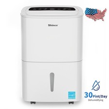 1500 Sq Ft 30 Pint Dehumidifier for Basement Home Large Room w/ Drain Hose, Auto