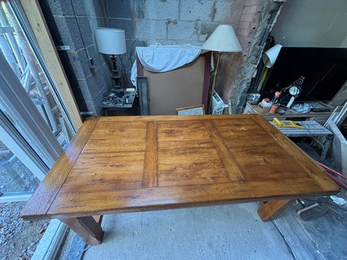Solid medium oak refectory