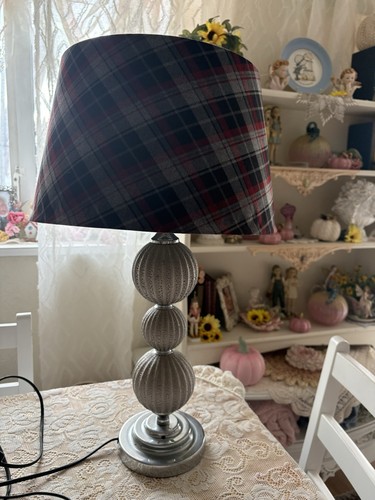 Ball ribbed large table lamp - large,