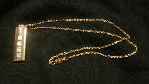 Gold tone metal - ingot, bar