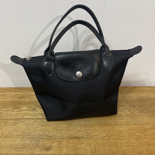 Longchamp cloth handbag black - longchamp,