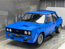 Fiat 131 Abarth 1980 Blue 1/18