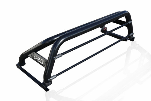 Black stainless roll bar - black,