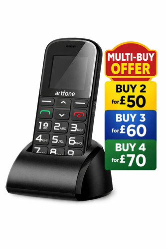 Artfone big button mobile - button,