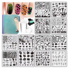 Nail Stamping Plates Set 12Pcs