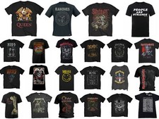 Men's Casual Band T-shirt Merch - Official Unisex Cotton Rock Metal Concert Tee