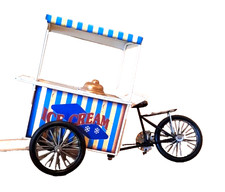 Vintage Style Ice Cream Cart