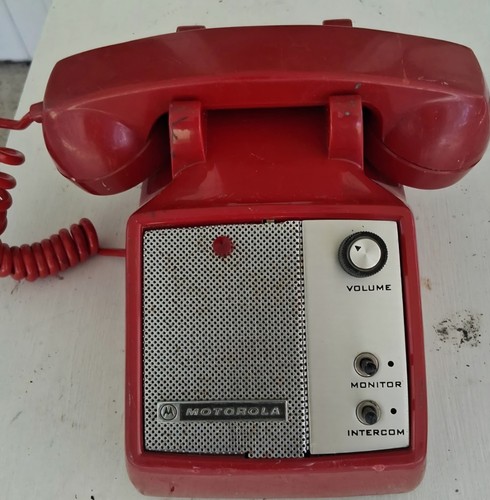 Rare vintage red motorola - rare,