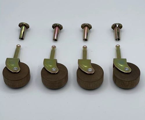 Medium hardwood casters - medium,