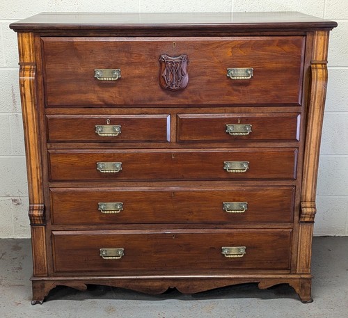 Georgian mahogany chest - mahogany,