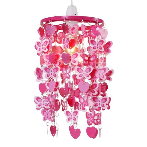Pink ceiling light - light, shade