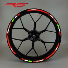 aprilia RS motorbike reflective wheel stickers rim stripes rs50 rs125 rs250