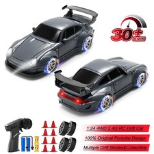 1:24 4WD RC Drift Car Porsche 2.4G Remote Control Racing Car Toy LED for Kids