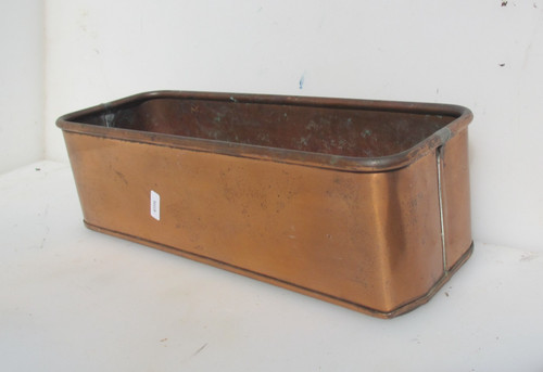 Vintage copper trough tub - trough,