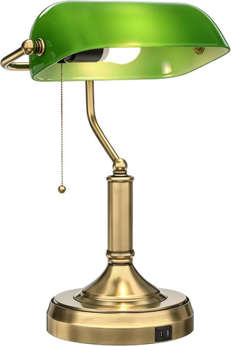 Banker table lamp - banker's,