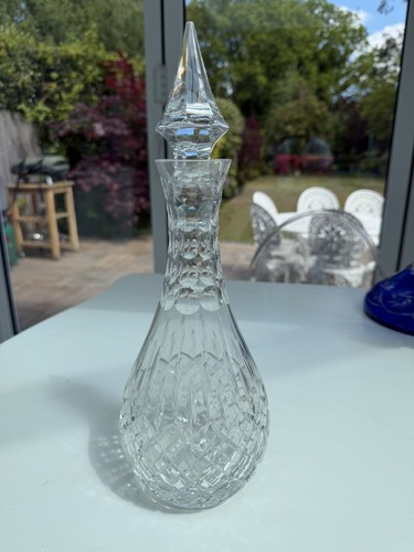Stuart crystal tall decanter - crystal,