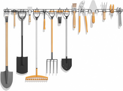 Garden tool storage rack - garden,