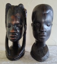 2 x Vintage African Heavy