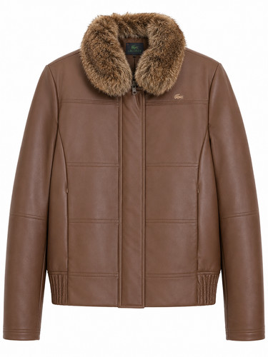 Lacoste womens brown leather - brown,