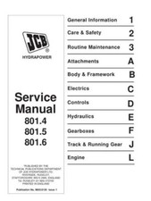 JCB New 801.4 801.5 801.6