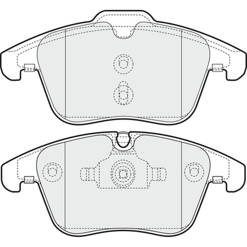 Brake pads set - pads, volvo