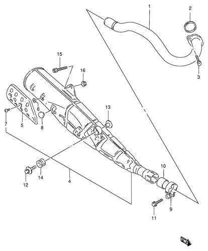 Suzuki genuine screw - suzuki, p