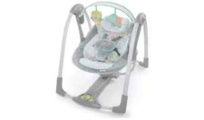 Ingenuity Swing 'n Go Hugs And Hoot Swing - Grey