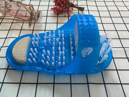 Foot scrubber brush slipper - brush,