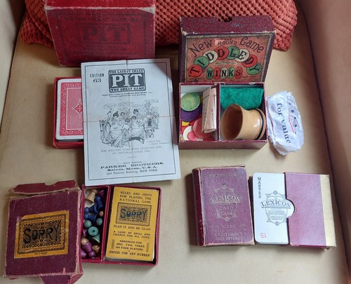 Antique parlour games lexicon - antique,