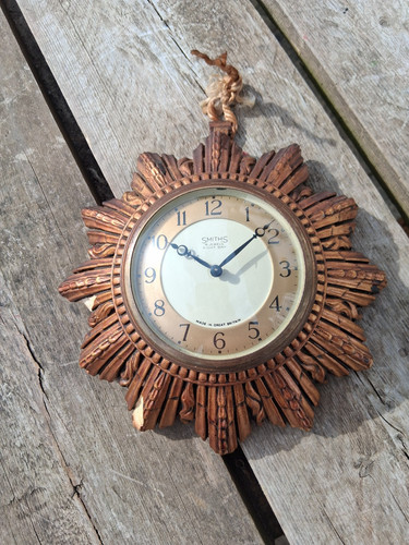 Vintage smiths sunburst wall - vintage,