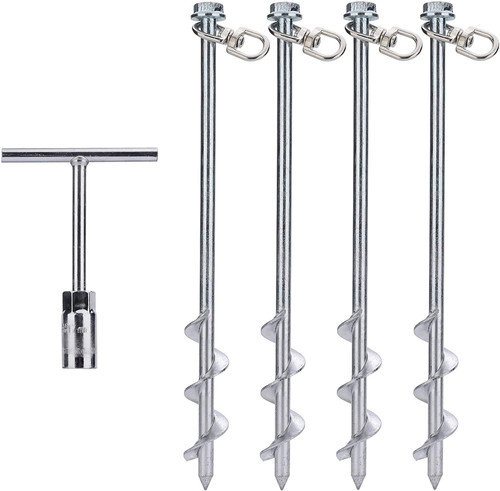 Ground anchors screw 12 - anchors, in