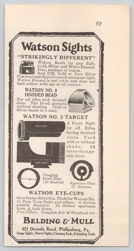 Watson sights belding - watson, &