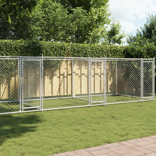 Walplus grey steel dog cage - steel,
