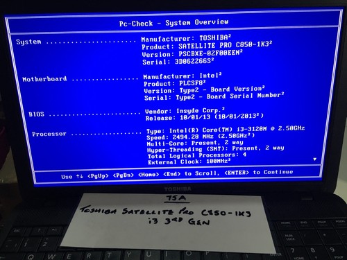 Toshiba satellite pro c850 - satellite, c850-