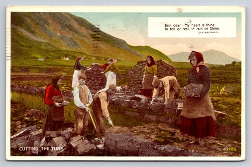 1952 ireland cutting the turf - 1952,