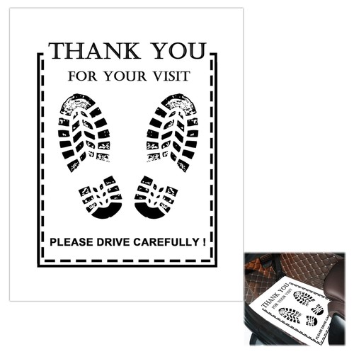 Pcs paper car floor mats - pcs,