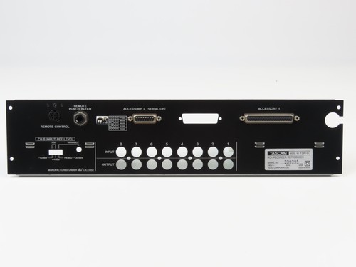 Tascam tsr8 rear panel - tsr8*, reel