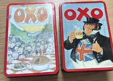 2 X Vintage OXO Cube Tins