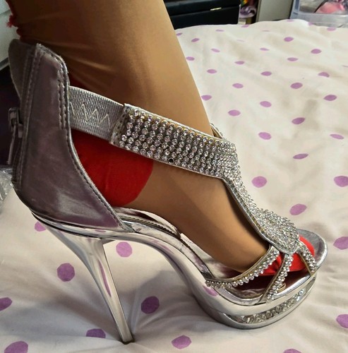 Deep silver diamanté - silver,