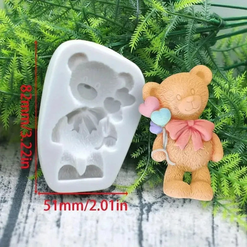 Silicone mould teddy - silicone,