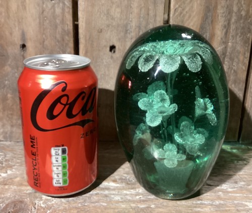 Large victorian glass flower - large,