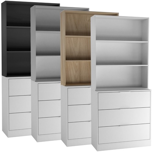 80cm drawer tier wooden - 3,