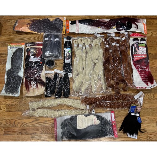 Hair extensions assorted lot - hair,