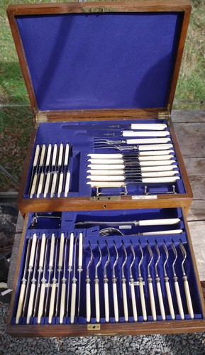 Antique canteen knives by - of,