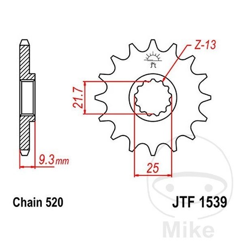 Sprocket for kawasaki 400 d - kawasaki,
